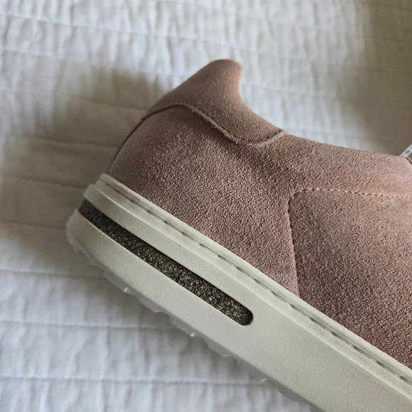 Birkenstock Men Size 8 Bend Low Suede Pink And White Euro 41 New 082025 - Picture 5 of 9